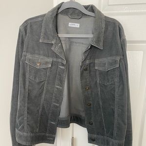 Gap Grey Corduroy Jean Jacket